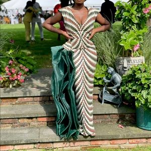 African Ankara Couture gown